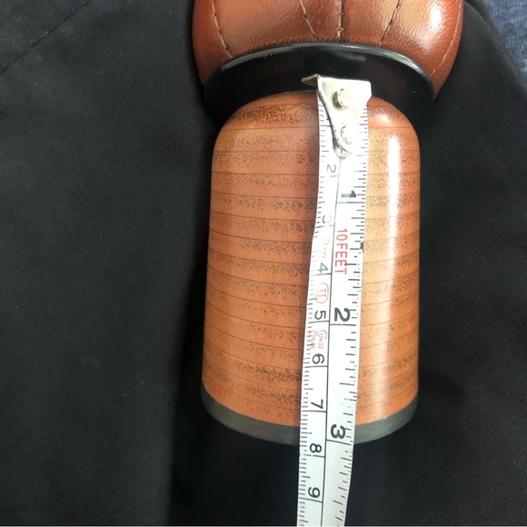 Halmanera Italy well man crafted leather quilted padded square toe cognac pump - Picture 15 of 17